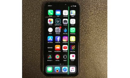 Iphone x sọc màn hình làm sao sửa? Cách khắc phục màn hình iphone đen